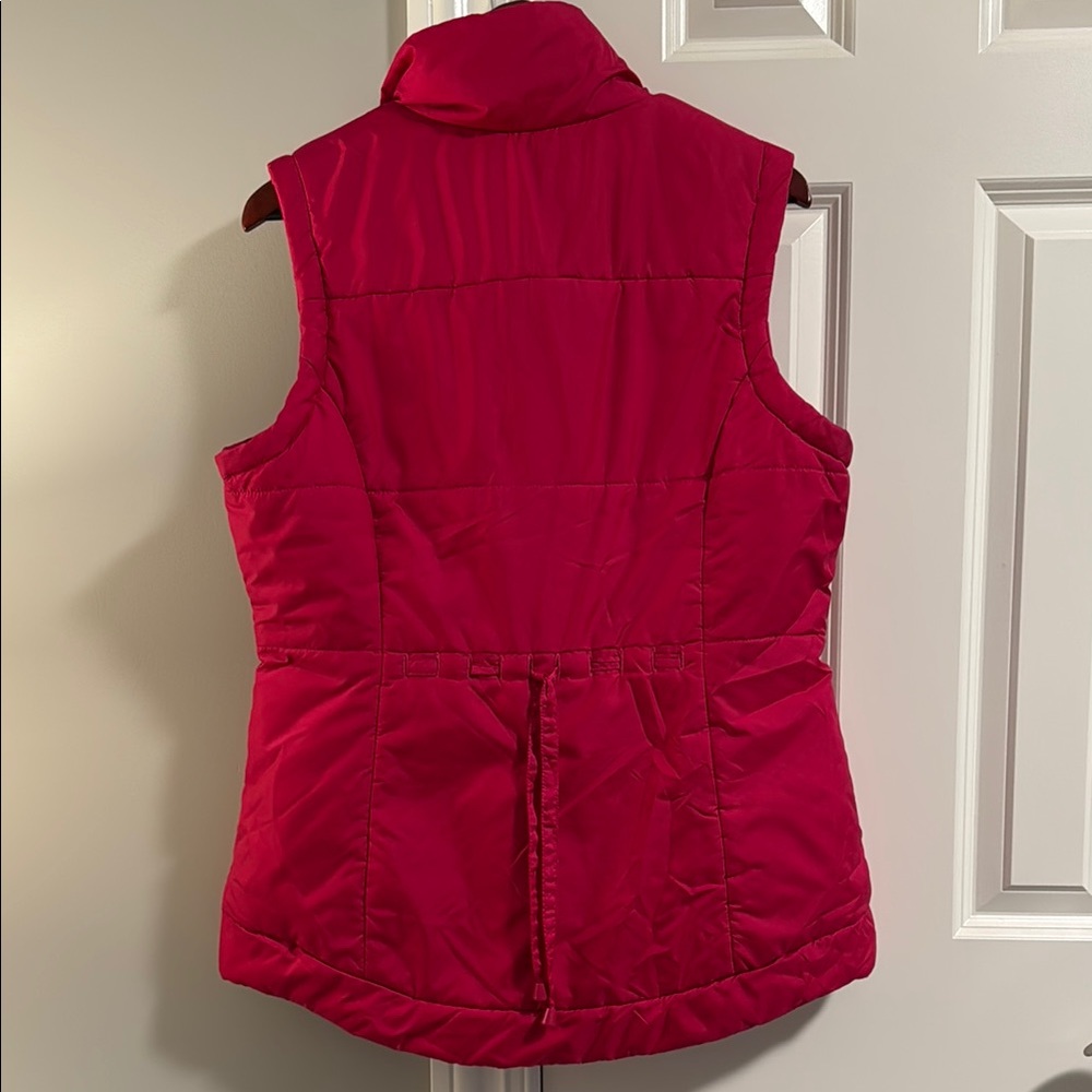 Bright Pink Quilted Vest - Picture 3 of 10